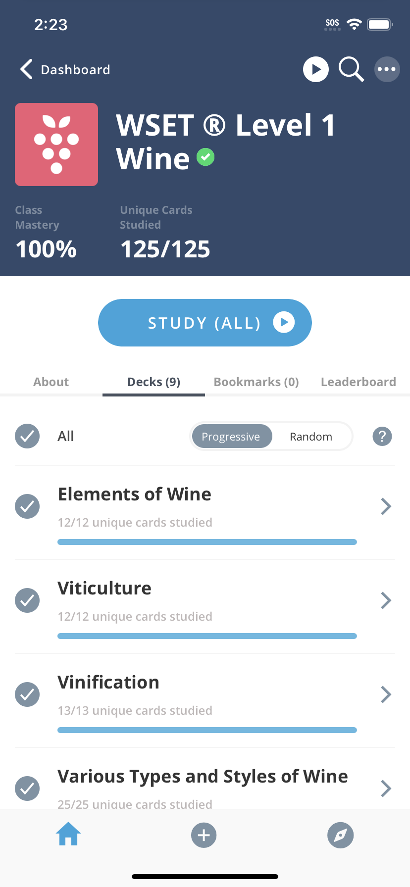 Efficient WSET Level 1 Prep