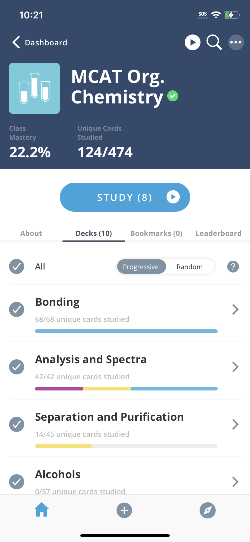 The world's most efficient MCAT study app