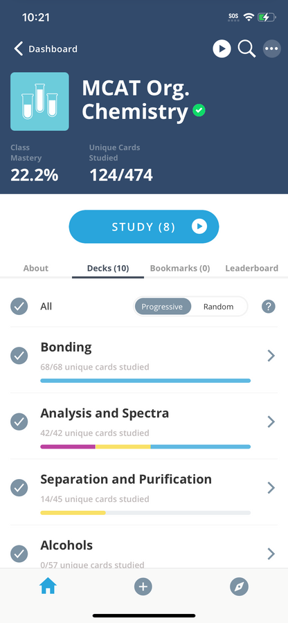 The world's most efficient MCAT study app